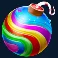 sweet bonanza rainbow bomb multiplier symbol