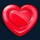 sweet bonanza red heart gem symbol